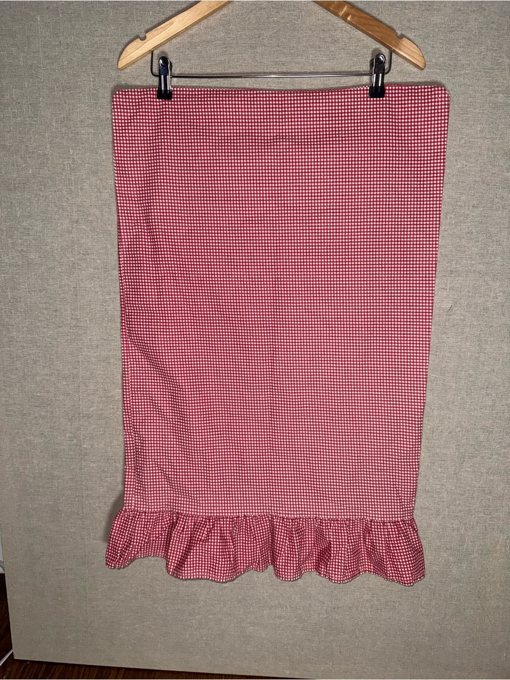 Ralph Lauren Wendy red check pillow case